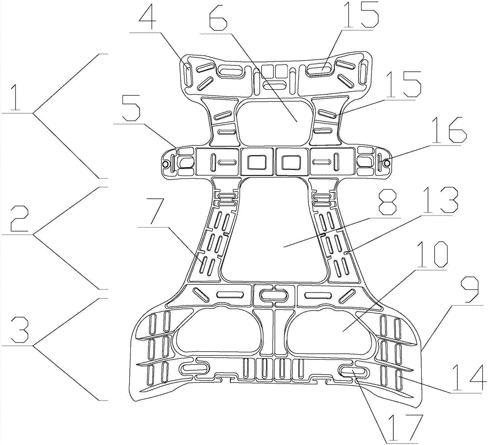 Carrying equipment provided with high-strength backpack bracket, and preparation technology of backpack bracket