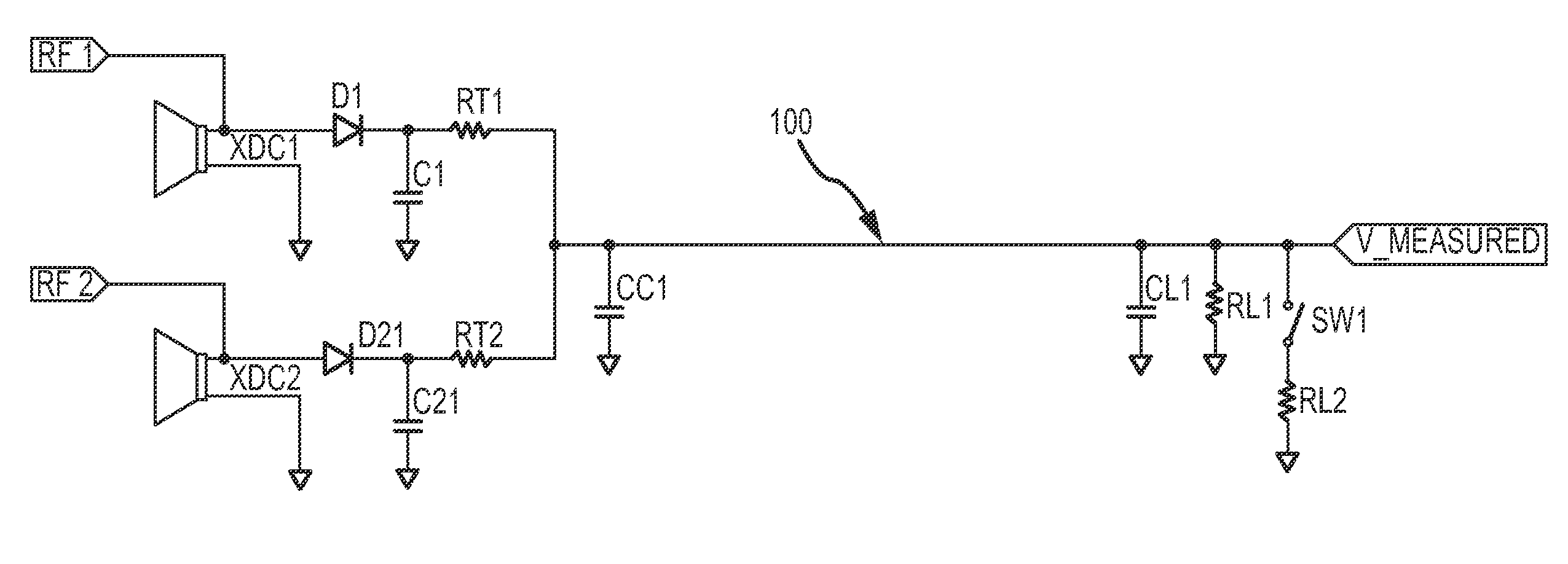 Method and system for using common subchannel to assess the operating characteristics of transducers