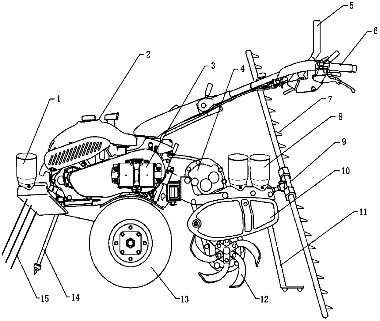 In-situ full-automatic contaminated soil remediation device