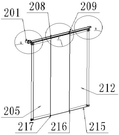 Airing and protecting integrated window capable of saving space