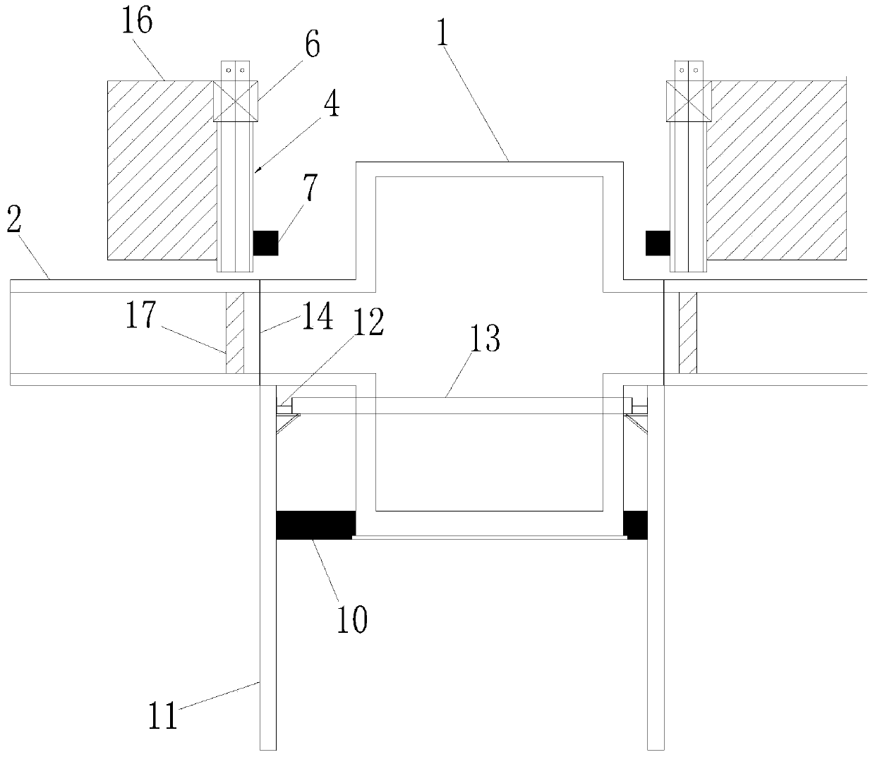 Guiding device for supporting construction of foundation pit in narrow zone and construction method