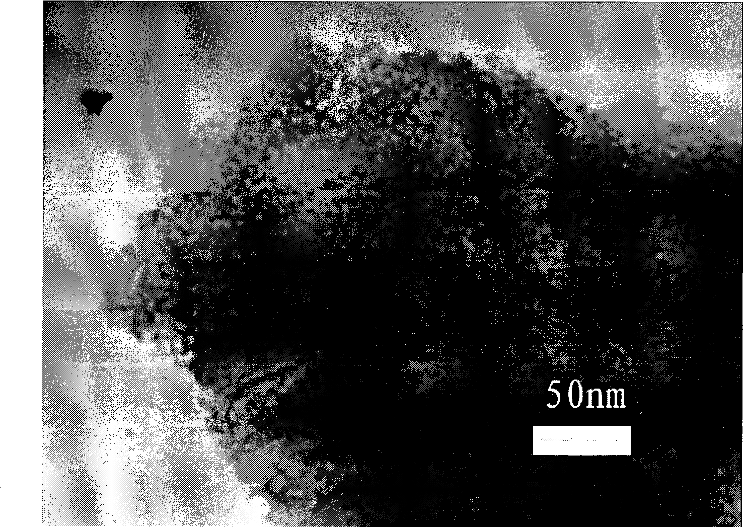 Method for preparing ordered mesoporous aluminum oxide in batch