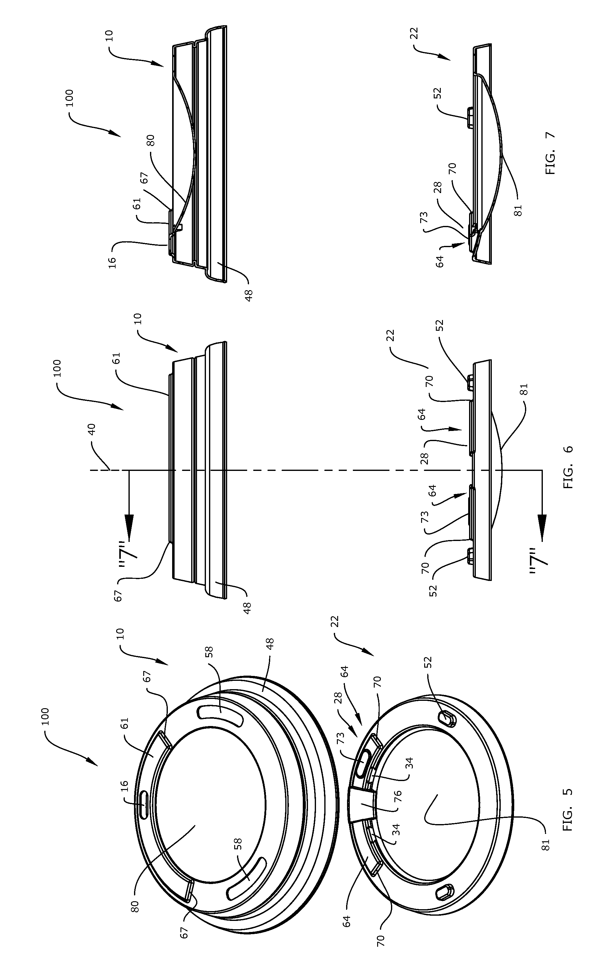 Container Lid Assembly and Insert Constructions