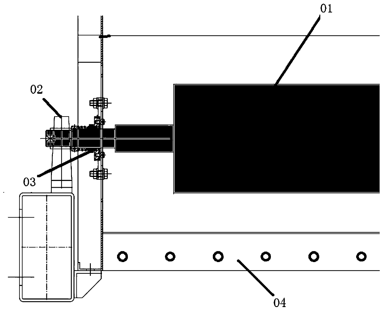 Hydraulically driven low-tension energy-saving open-width rinsing bath