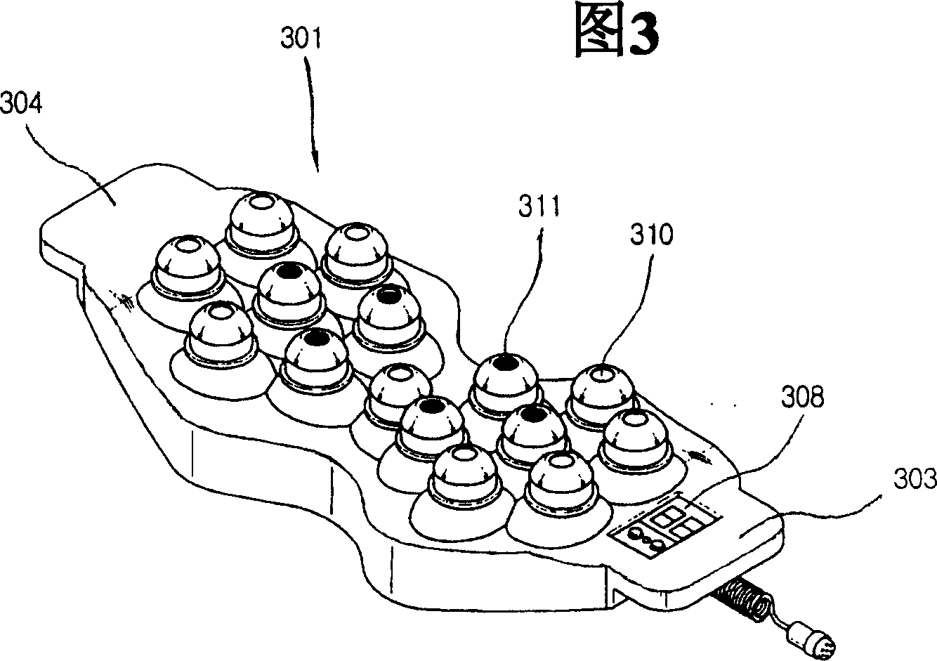 Thermotherapy device and thermotherapeutic system using said thermotherapy device