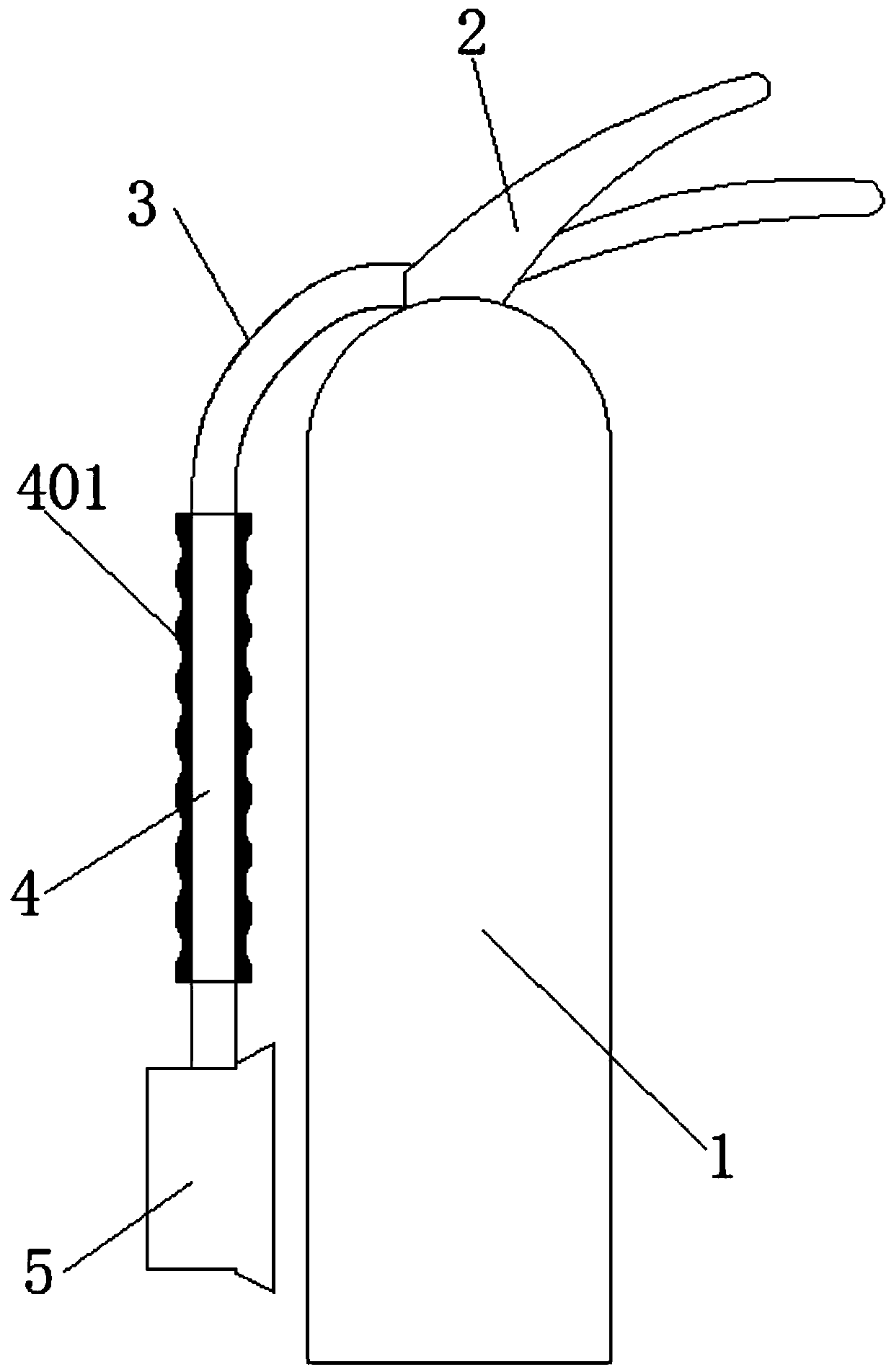 Chemical laboratory alcohol lamp side-turning rapid extinguishing device