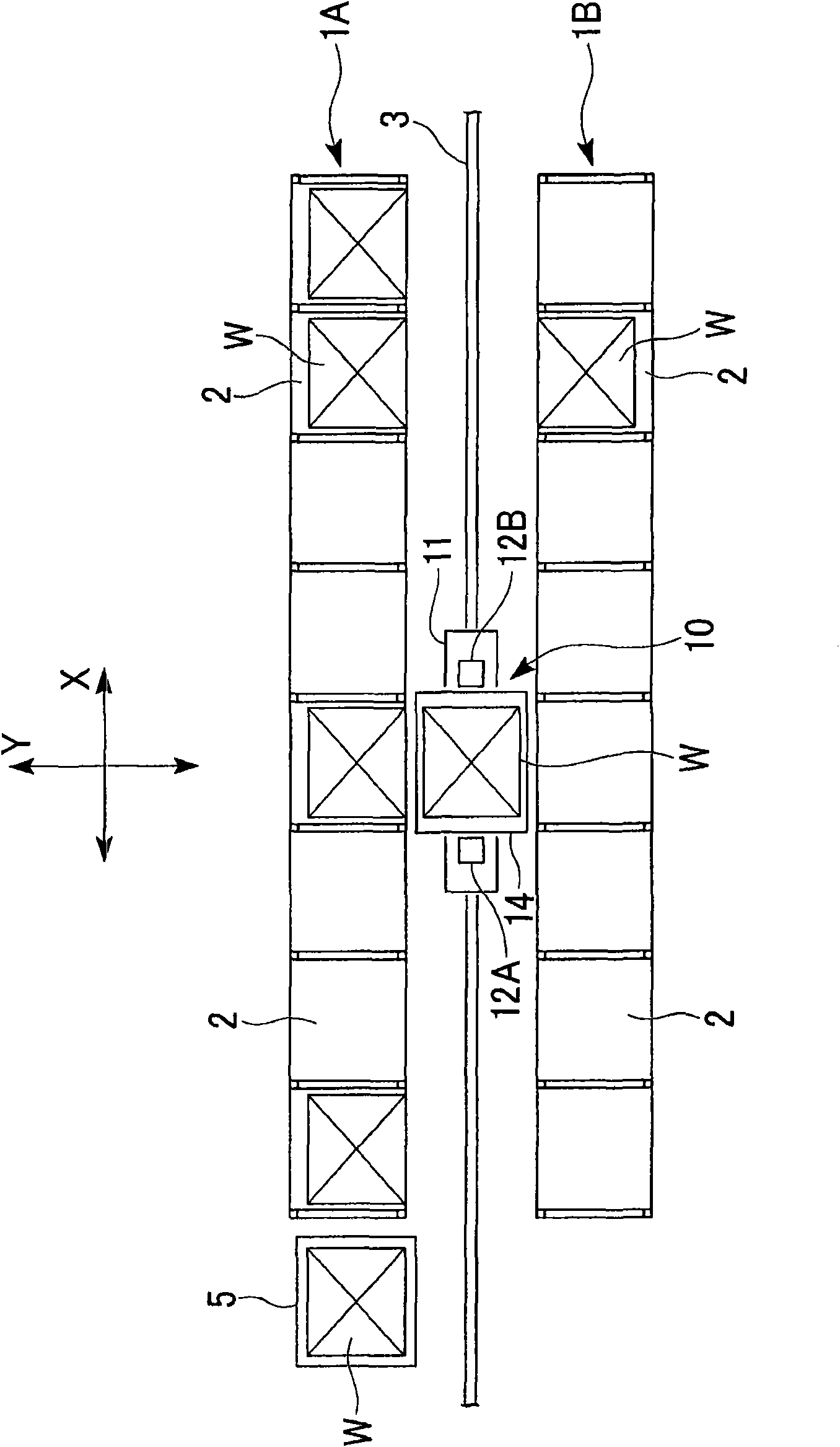 Rail walking trolley with lifting mechanism