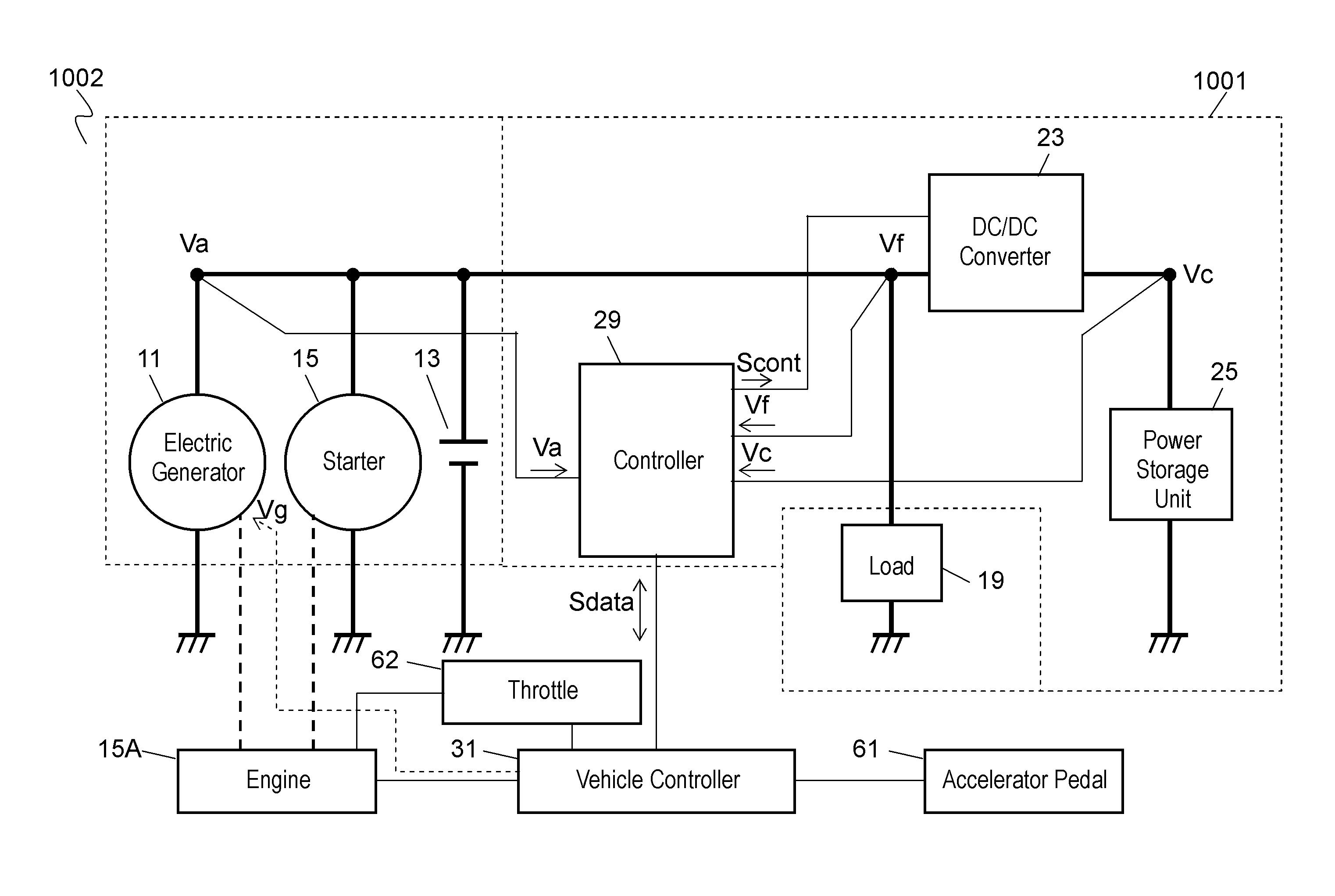 Vehicle power source device