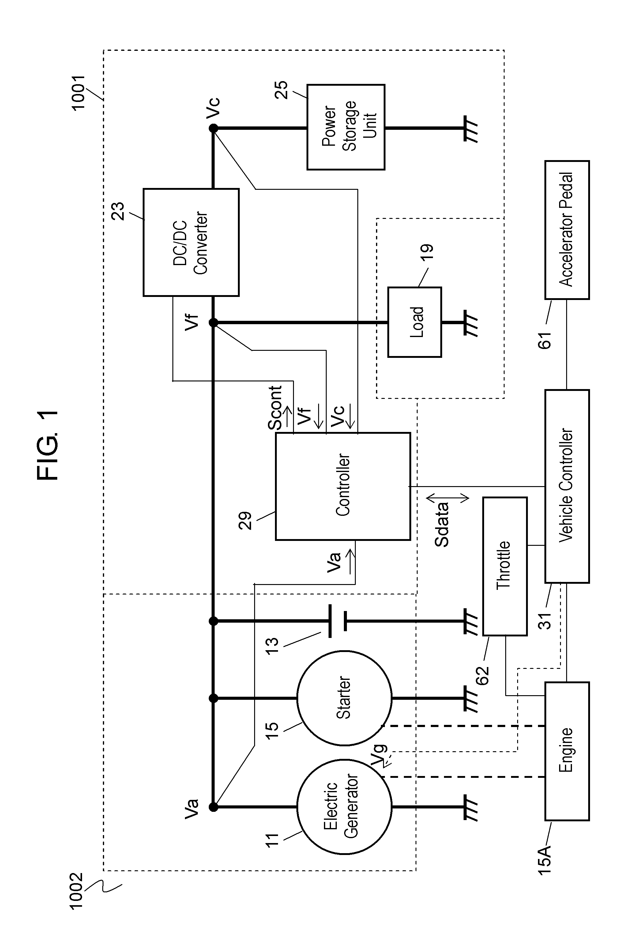 Vehicle power source device