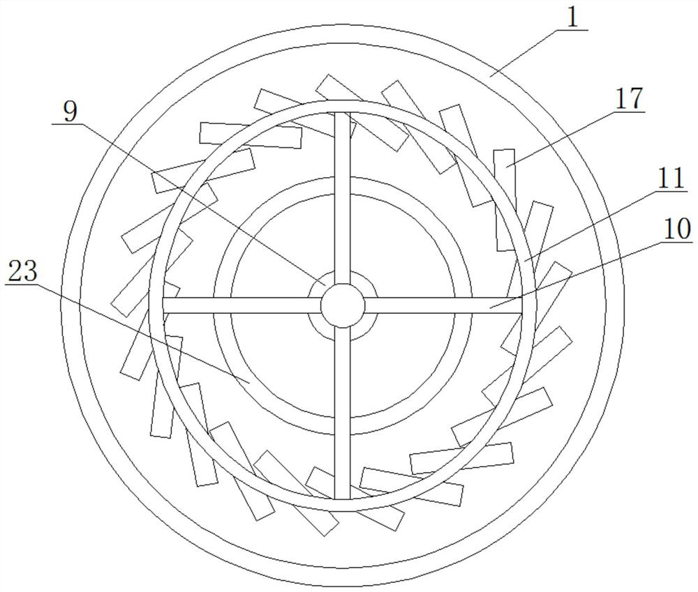 Hanging dyeing machine for fur dyeing