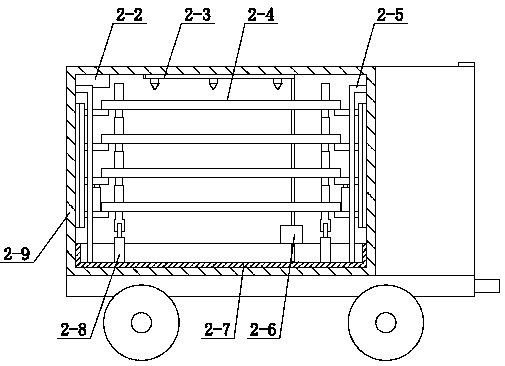 Road engineering material maintenance vehicle