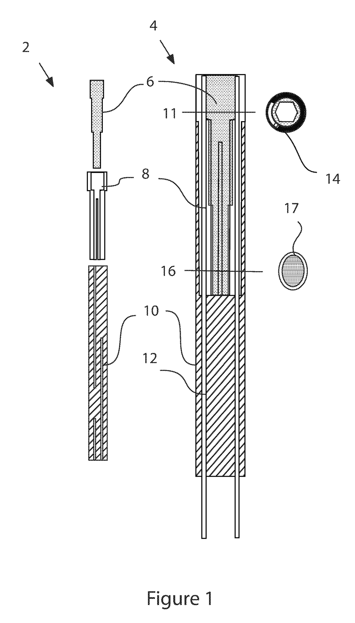 Oval Compression Unit for Interchangeable Golf Grip