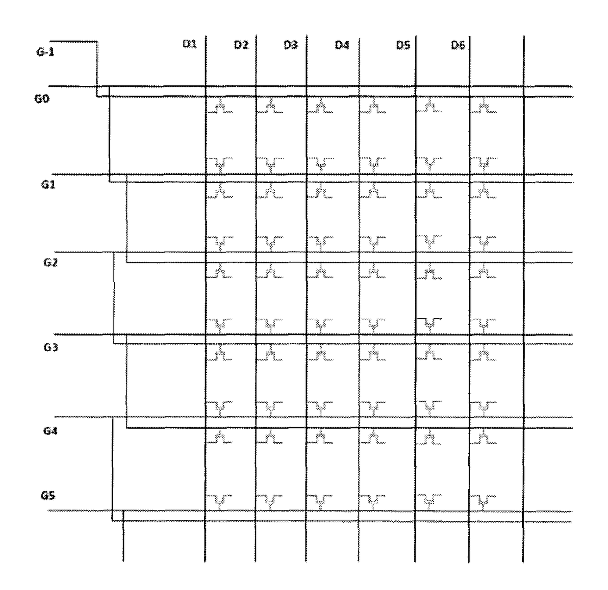 Array substrate and method for driving the same