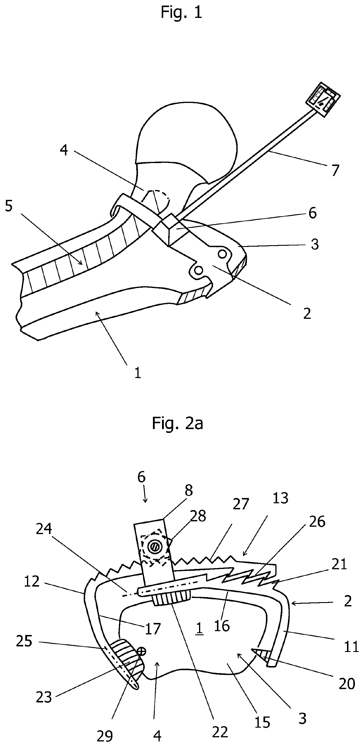 Bone clamp with adapter for measurement aids