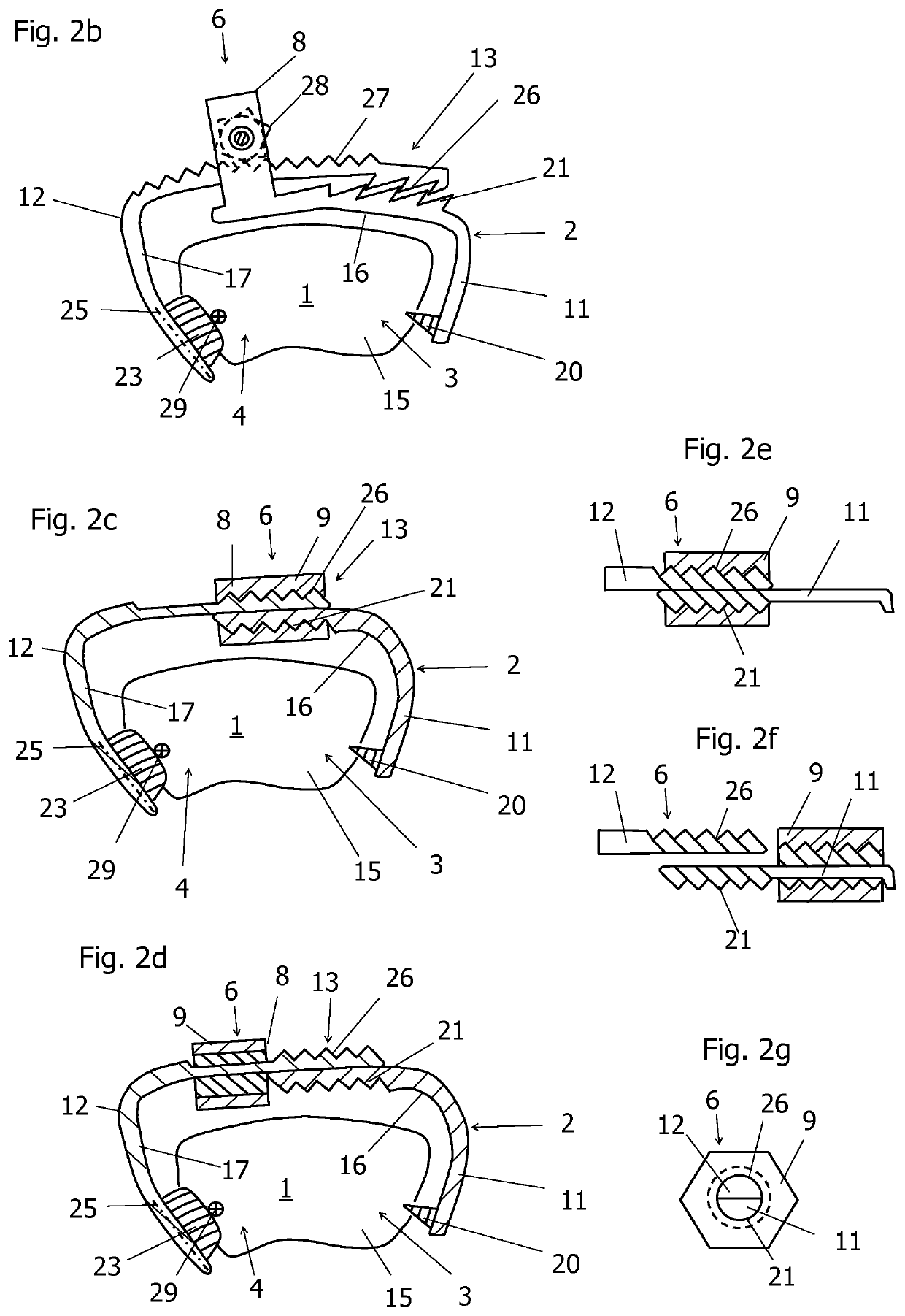 Bone clamp with adapter for measurement aids