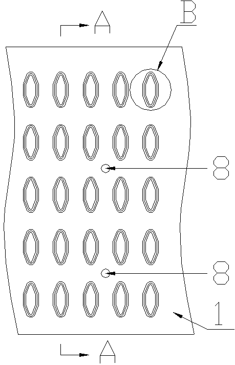 Stainless steel composite anti-skid plate