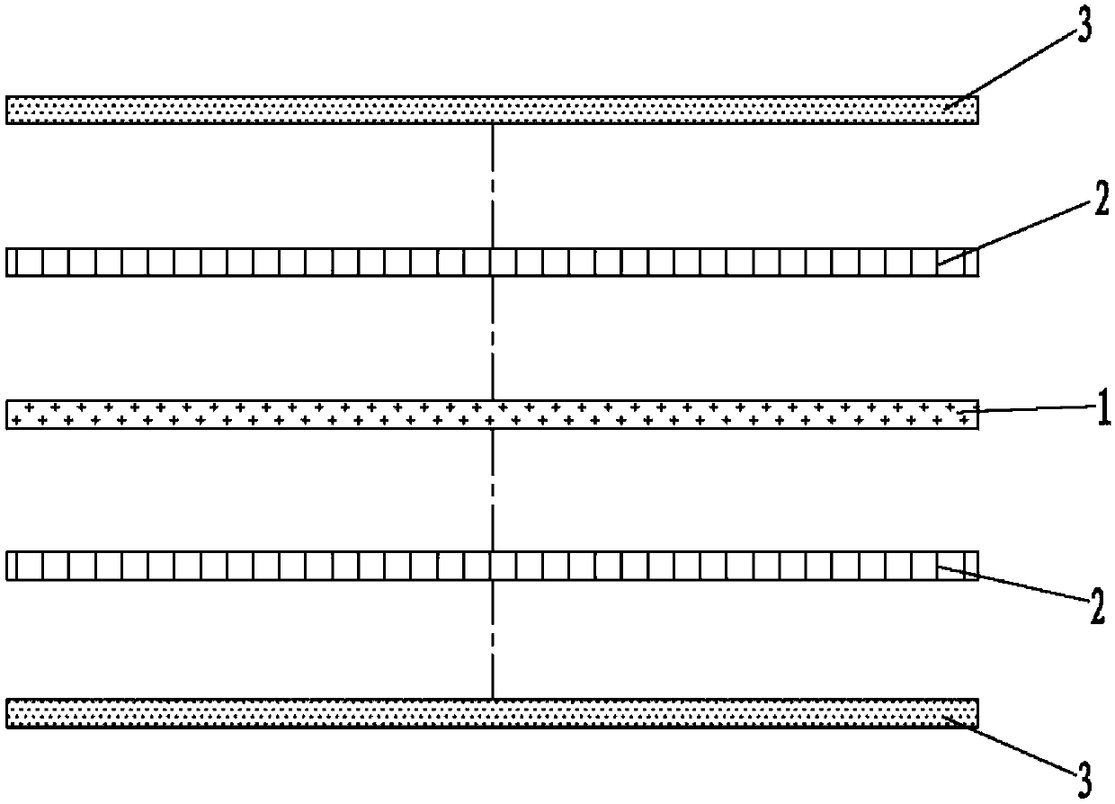 Processing technology of air-permeable glass material structure and air-permeable glass material structure