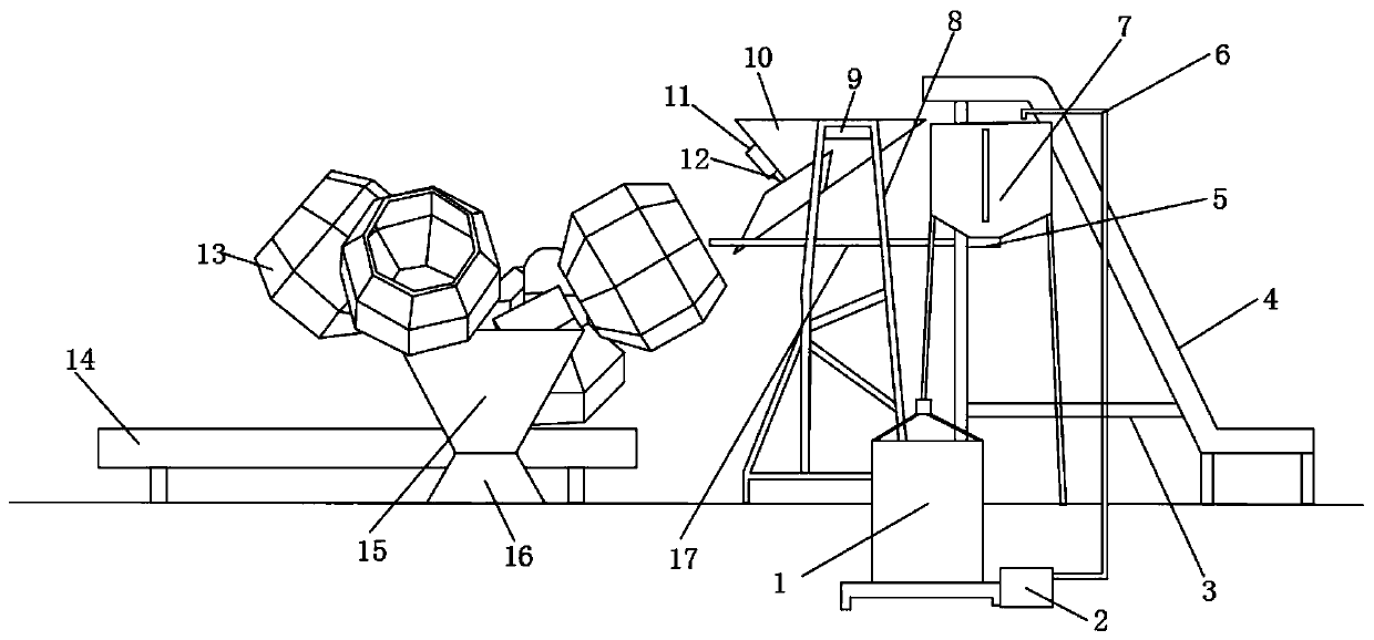 A kind of candied fruit intelligent adding and mixing device and using method thereof