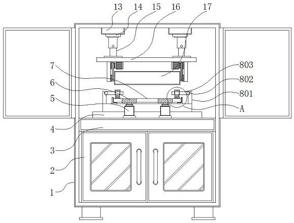 Rust removing and chamfering equipment provided with multi-edge processing structure and used for machining electronic parts