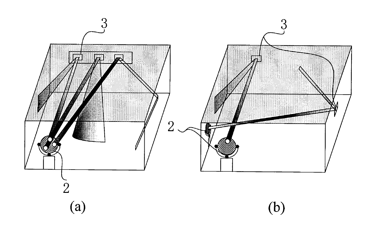 Sound frequency special effect editor based on acoustic parametric array acoustic beam reflection