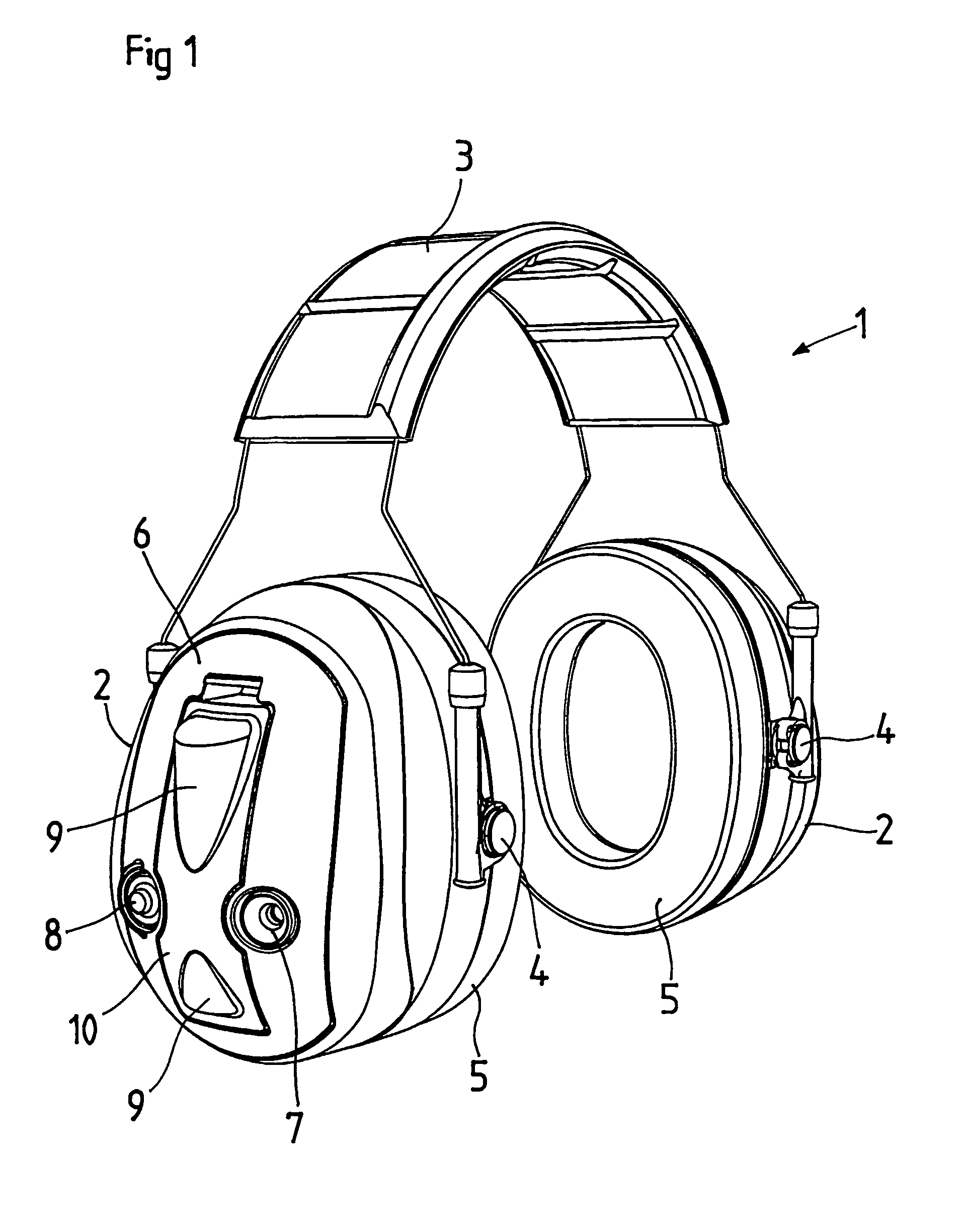 Hearing protector with removable microphone, amplifier, and loudspeaker unit