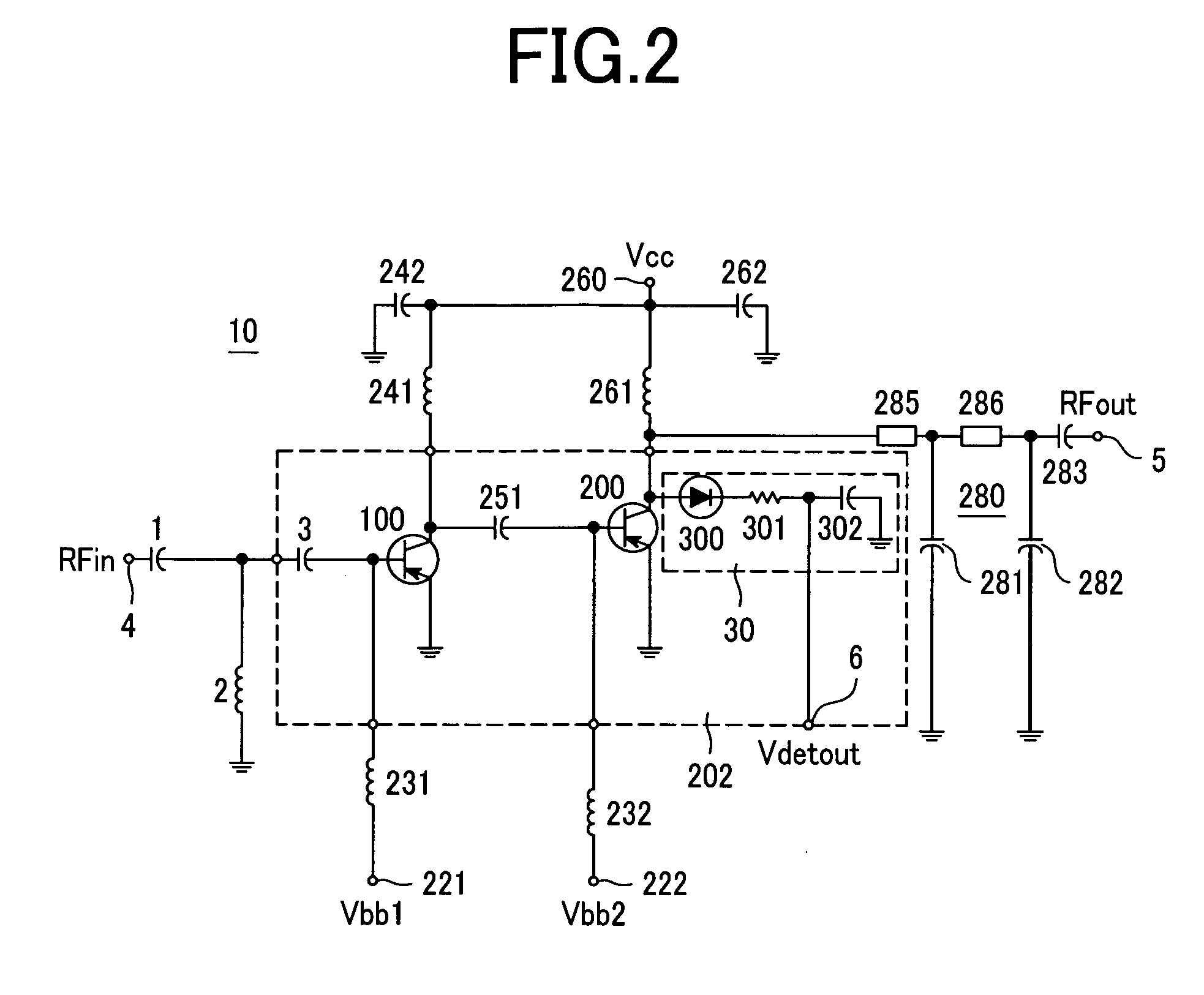 High frequency power amplifier, transmitter and mobile communication terminal using the power amplifier