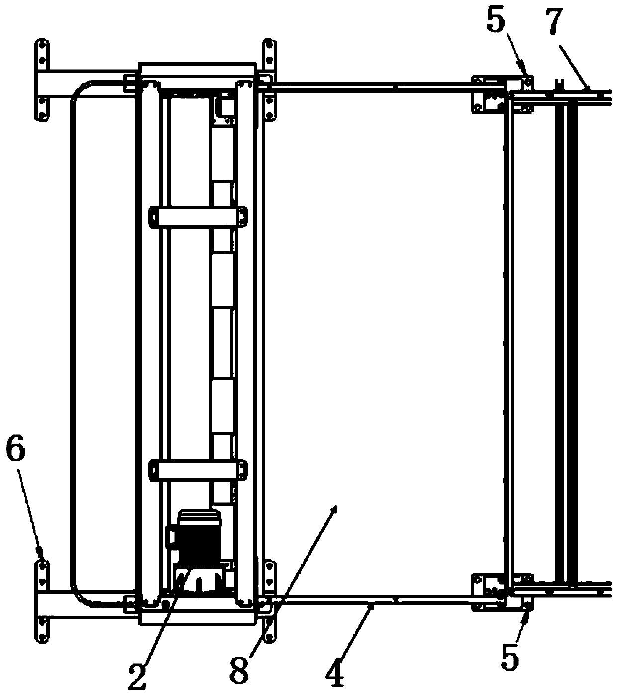 Wide cage structure for poultry farming