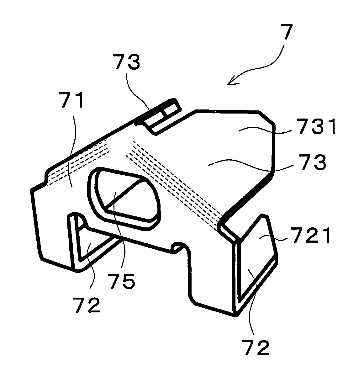 Backing metal fixture and external wall constructing structure using the same