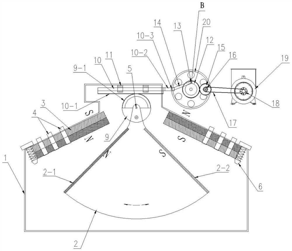 Simple harmonic potential energy voltage stabilization power generation device