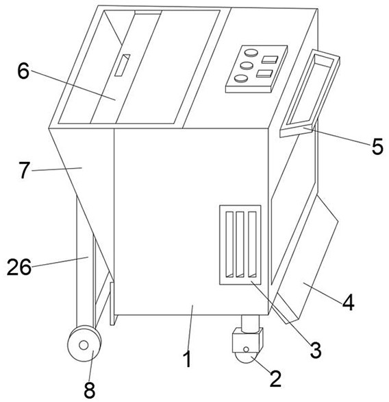 Emulsified asphalt paint coating device and construction method