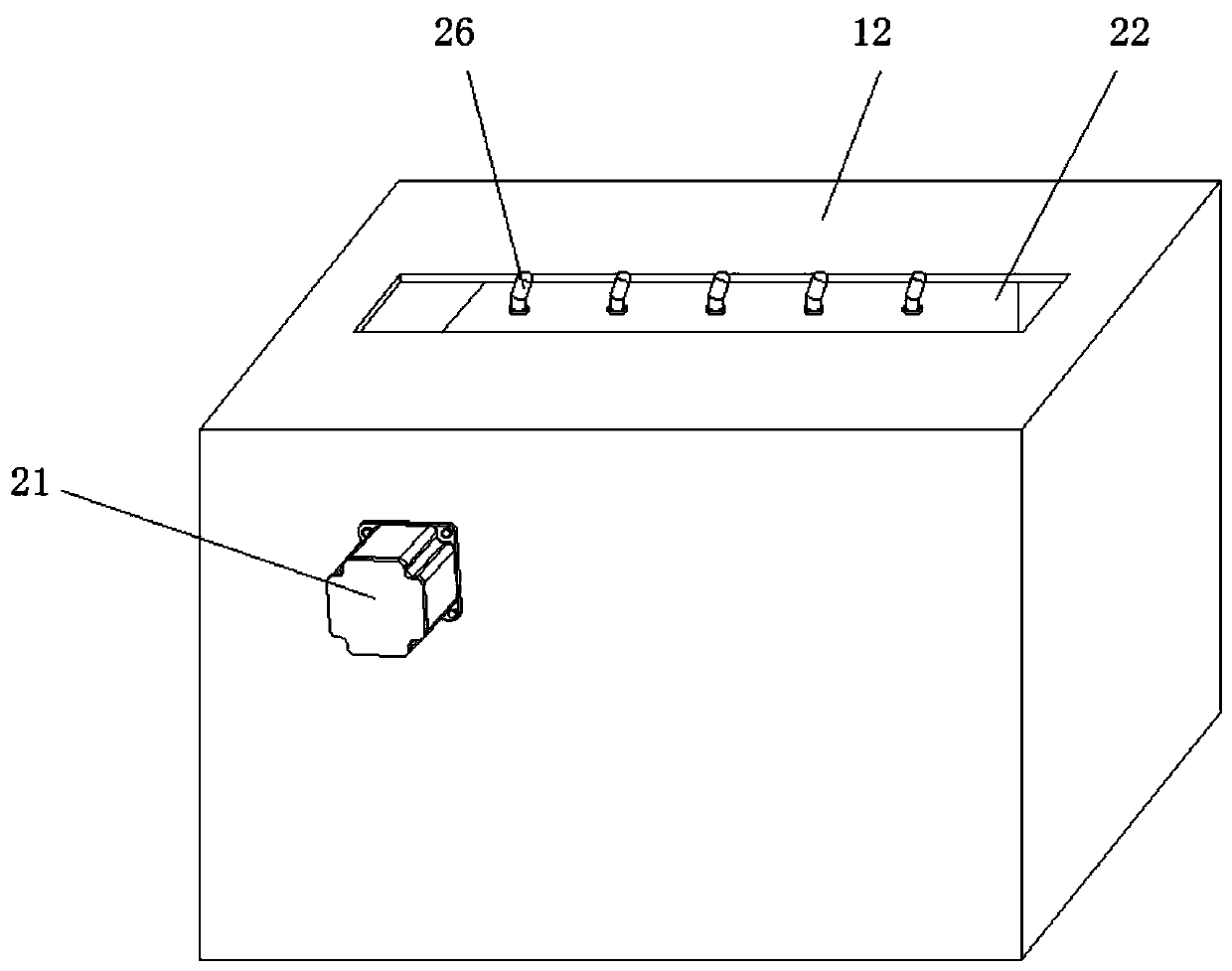 Automatic feeding and reshaping device for spring nuts