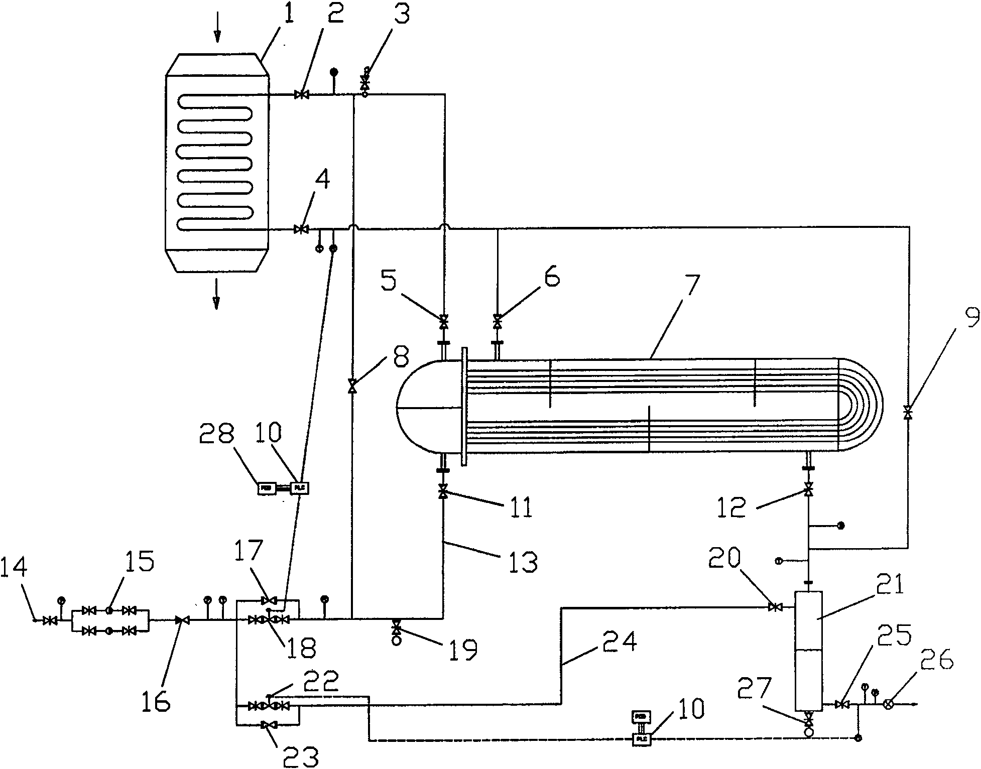 Dew-point corrosion resistant residual heat recovering system