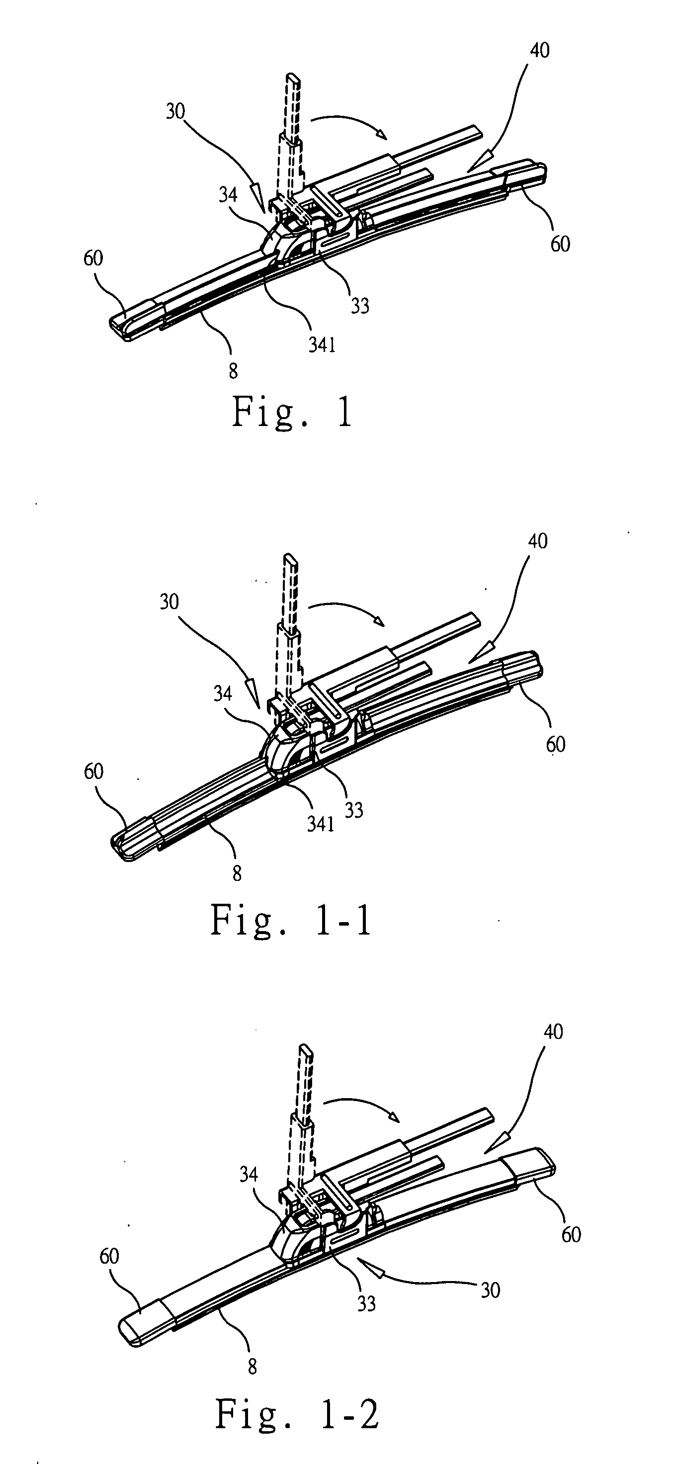 Wiper blade structure