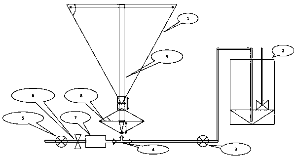 Device and method for diamond micro-powder overflowing grading treatment