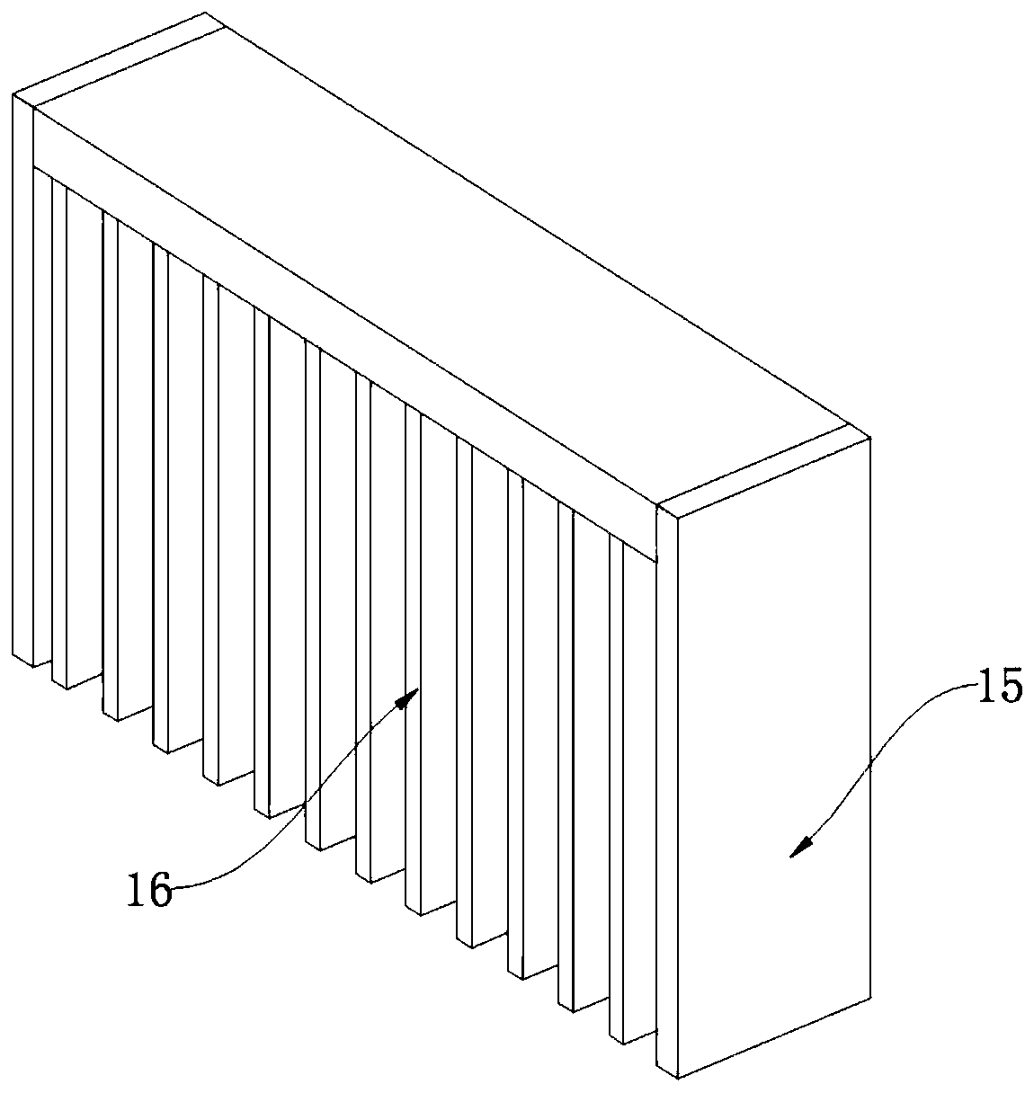 Efficient and continuous sand mixing device of precoated sand