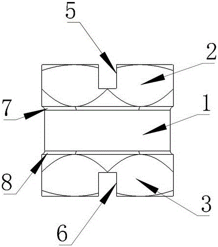 Symmetrical multifunctional nut