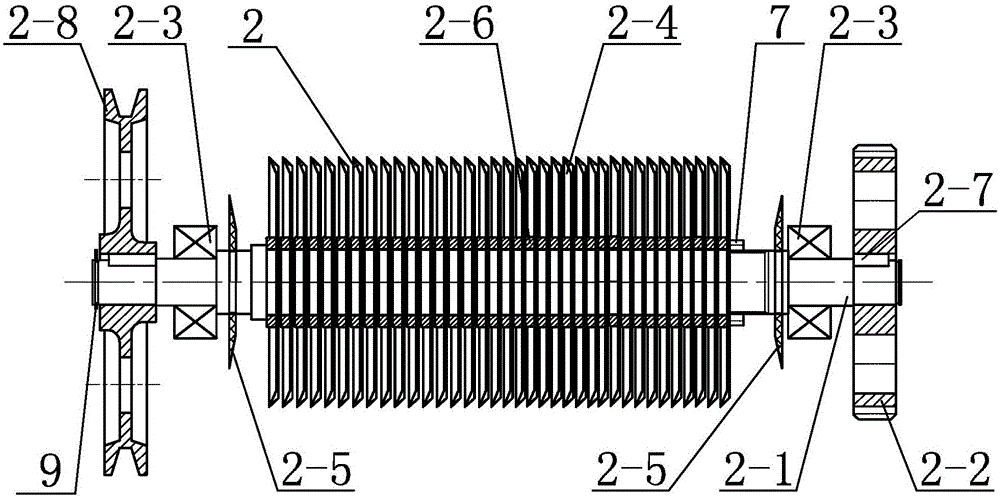 A kind of meat skin cutting machine