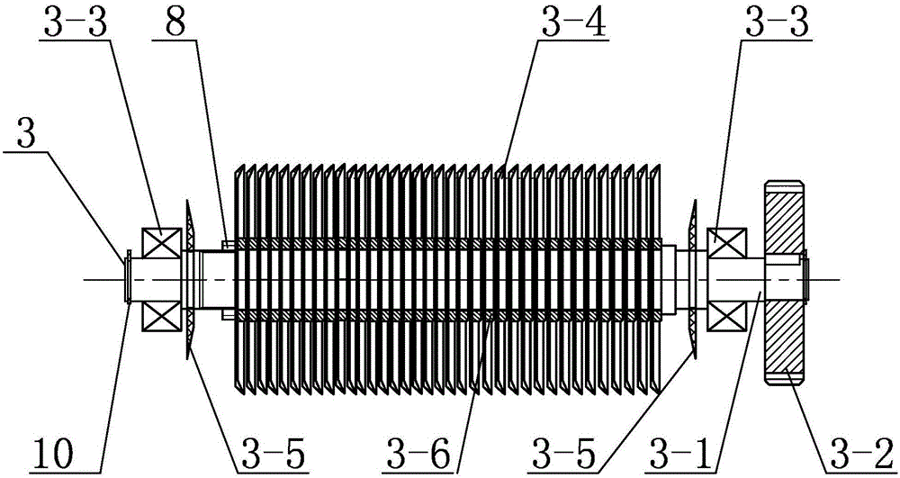 A kind of meat skin cutting machine