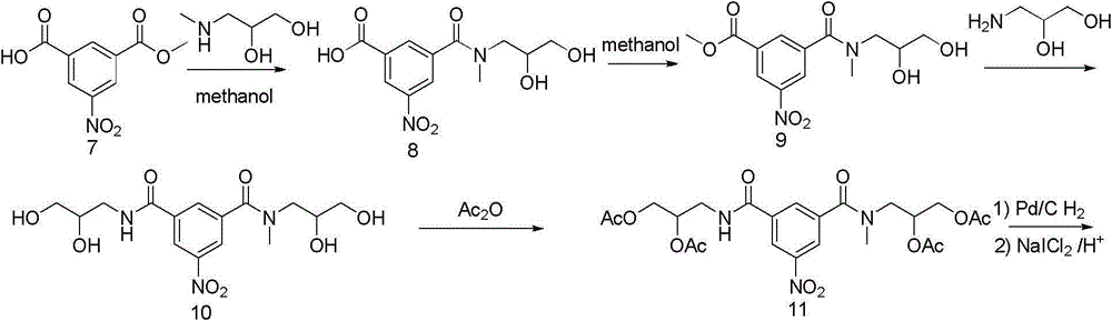 Iopromide preparation method