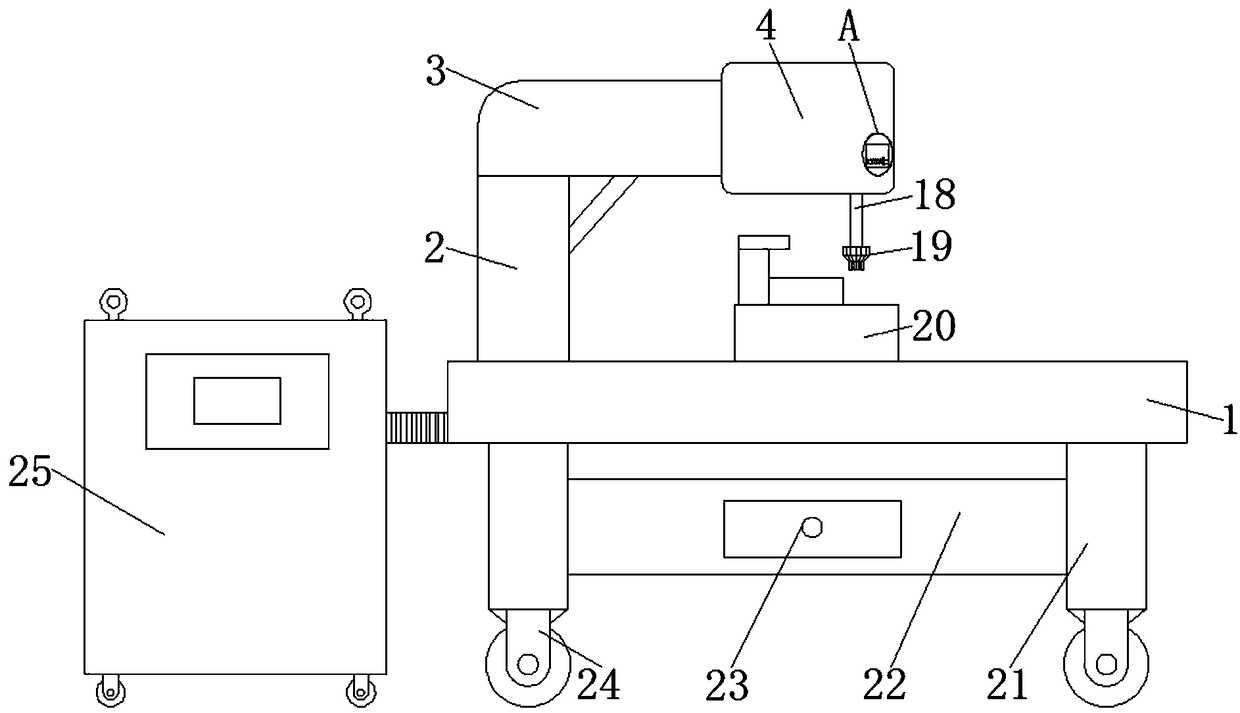 Plastic wood floor deburring equipment convenient to use