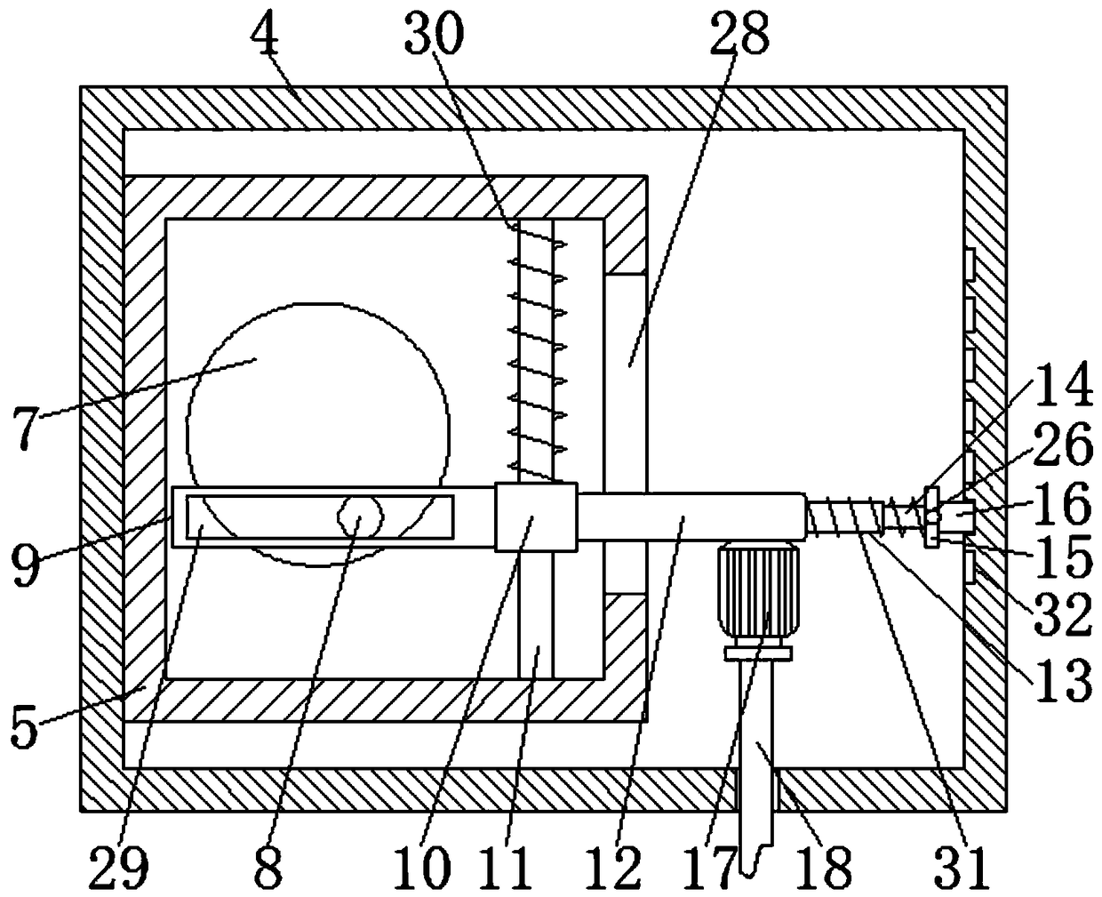 Plastic wood floor deburring equipment convenient to use