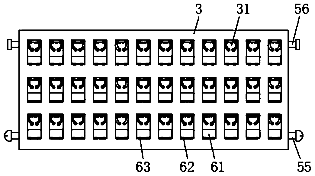 Shoe production storage transfer device