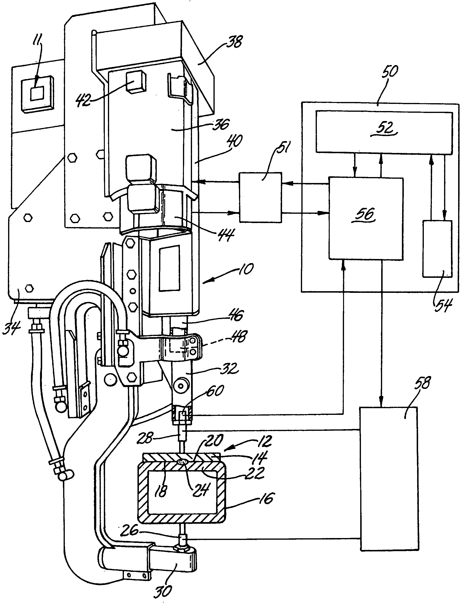 Sheet-to-tube resistance spot welding using servo gun