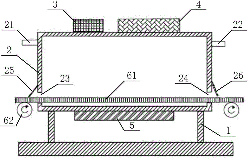 Thermal desorption heating device for oily soil restoration