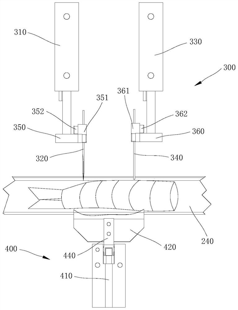 Intestine picking mechanism