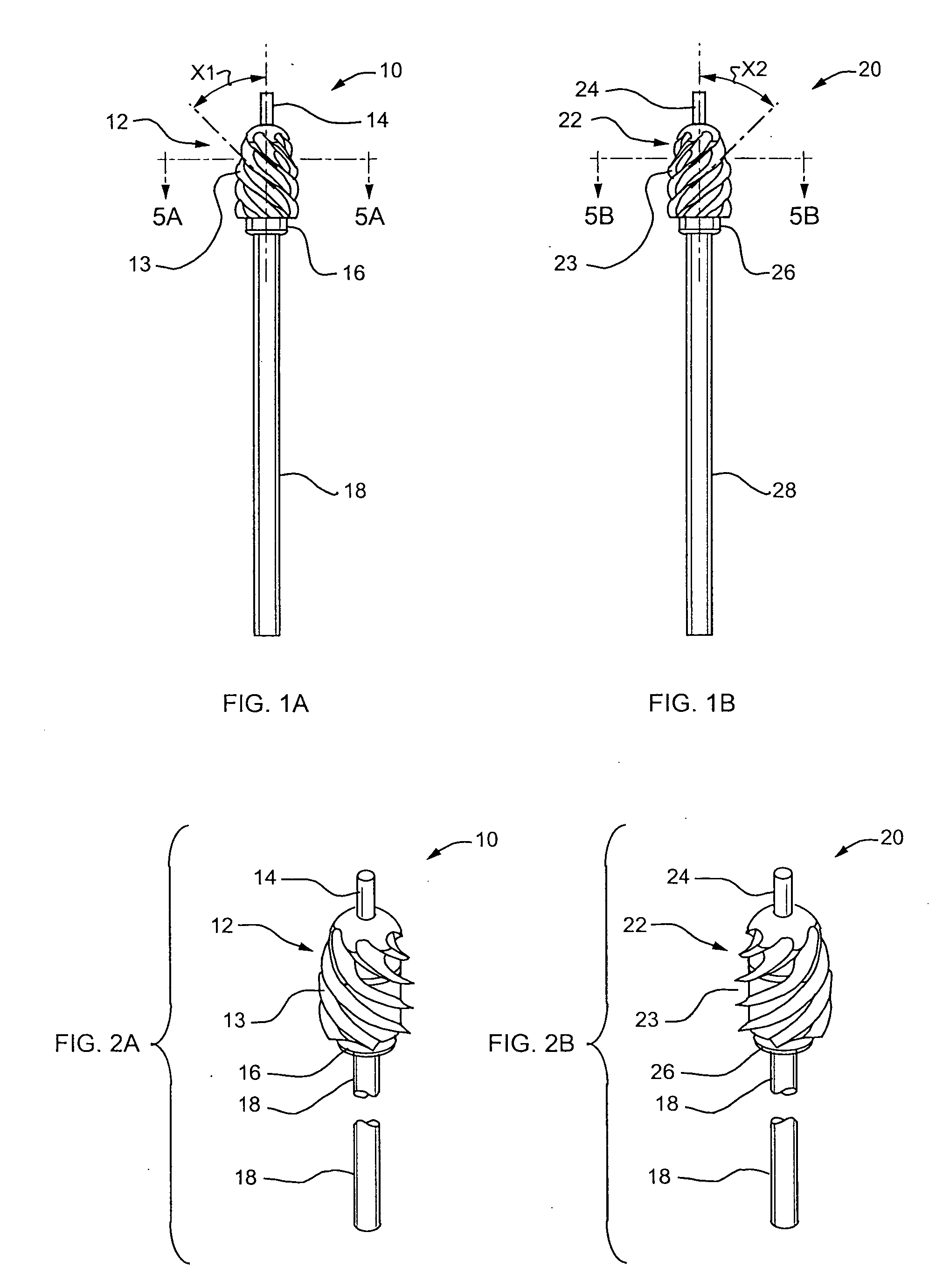 Twist tip cleaning devices for ear wax removal