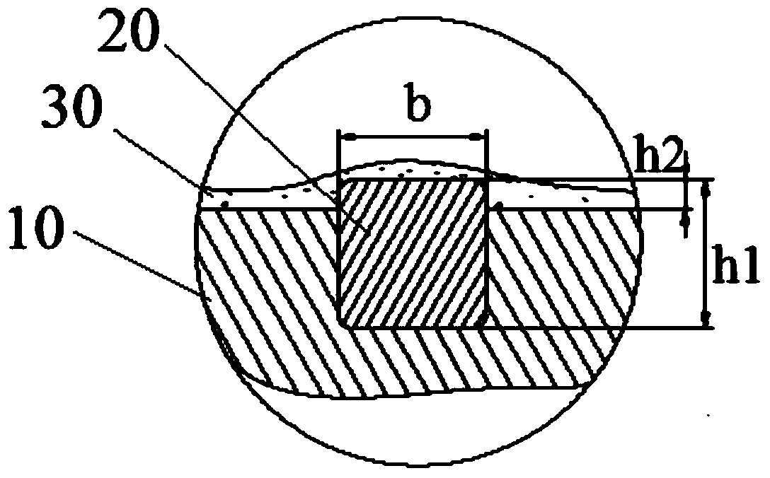 Non-stick pot and manufacturing method for same