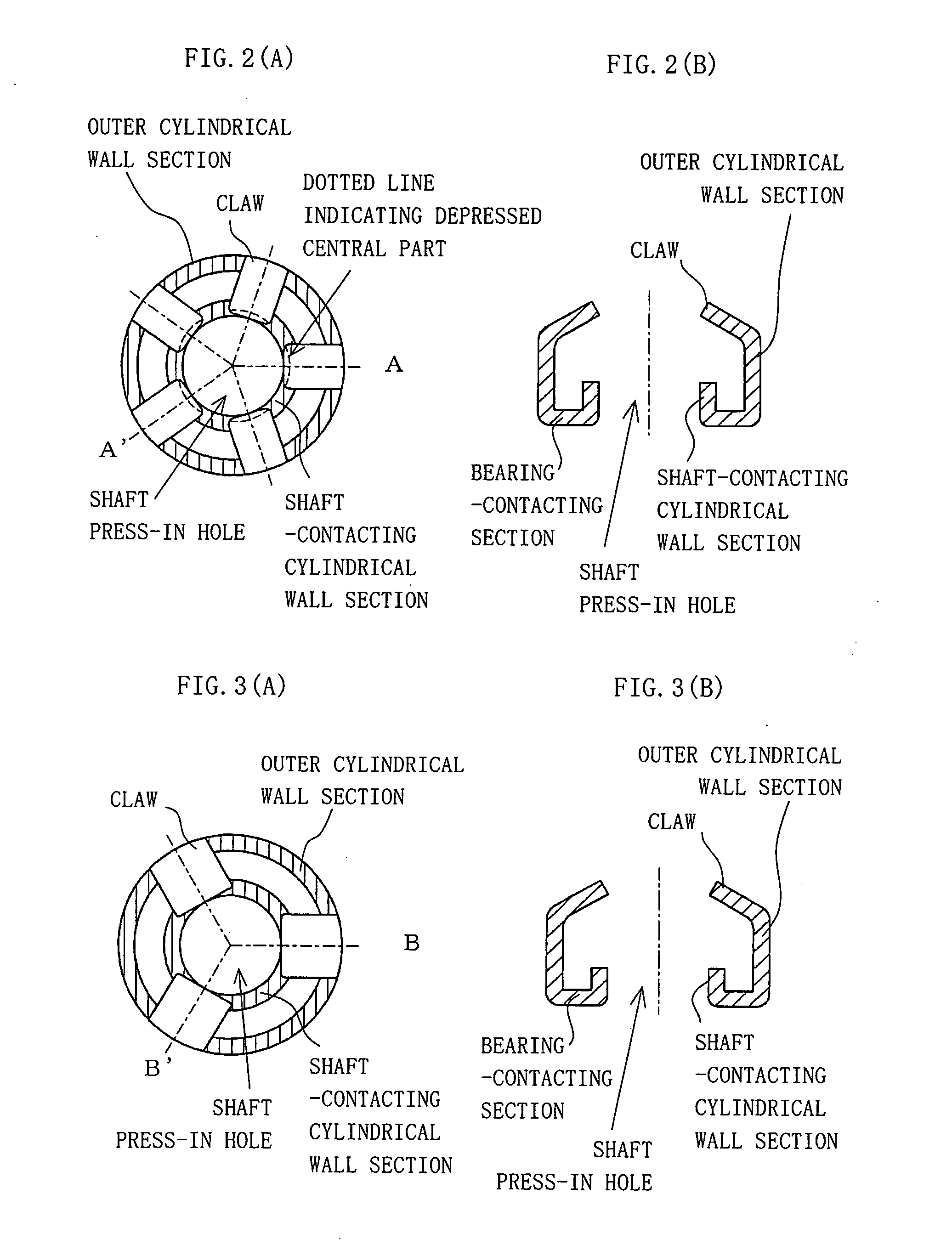 Rotor bush, motor equipped therewith, and manufacturing methods therefor