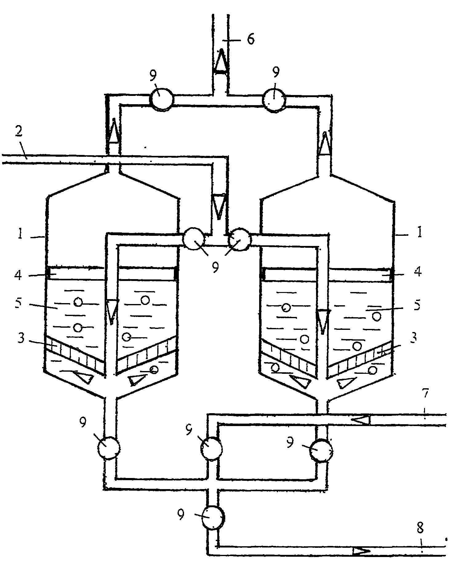 Coal-fired power plant flue gas sulfur dioxide catalytic desulfurization production and technical flow