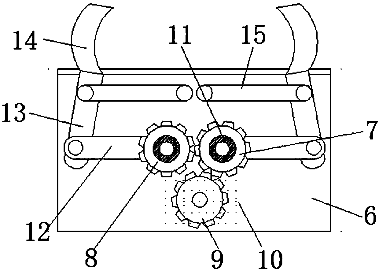 Device for fixing petroleum pipeline